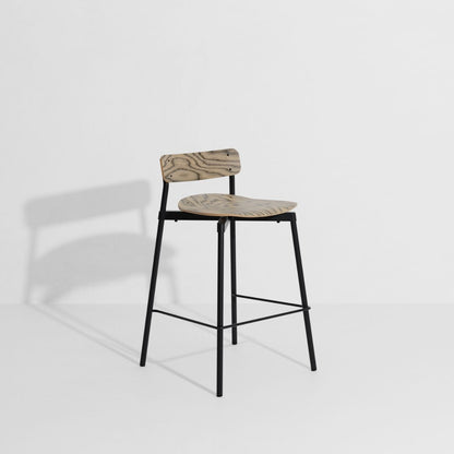 Tabouret de bar 65 cm Fromme Bois de Tom Chung - Petite Friture-Alpi Sottsass-The Woods Gallery