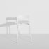 Tabouret de bar Fromme 65 cm de Tom Chung - Petite Friture-Blanc-The Woods Gallery