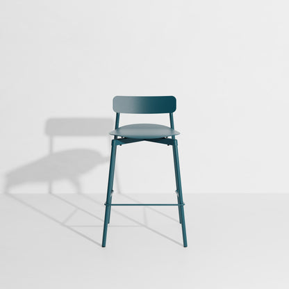 Tabouret de bar Fromme 65 cm de Tom Chung - Petite Friture-Bleu Océan-The Woods Gallery