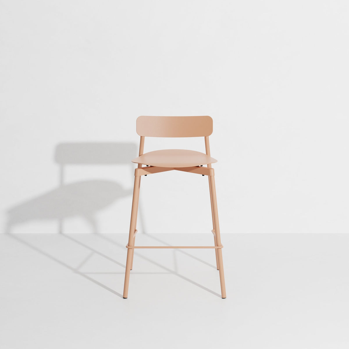 Tabouret de bar Fromme 65 cm de Tom Chung - Petite Friture-Blush-The Woods Gallery