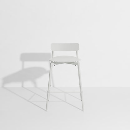 Tabouret de bar Fromme 65 cm de Tom Chung - Petite Friture-Gris perle-The Woods Gallery