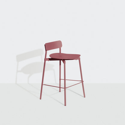 Tabouret de bar Fromme 65 cm de Tom Chung - Petite Friture-Noir-The Woods Gallery