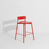 Tabouret de bar Fromme 65 cm de Tom Chung - Petite Friture-Rouge-The Woods Gallery