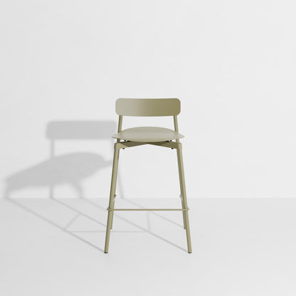 Tabouret de bar Fromme 65 cm de Tom Chung - Petite Friture-Vert jade-The Woods Gallery