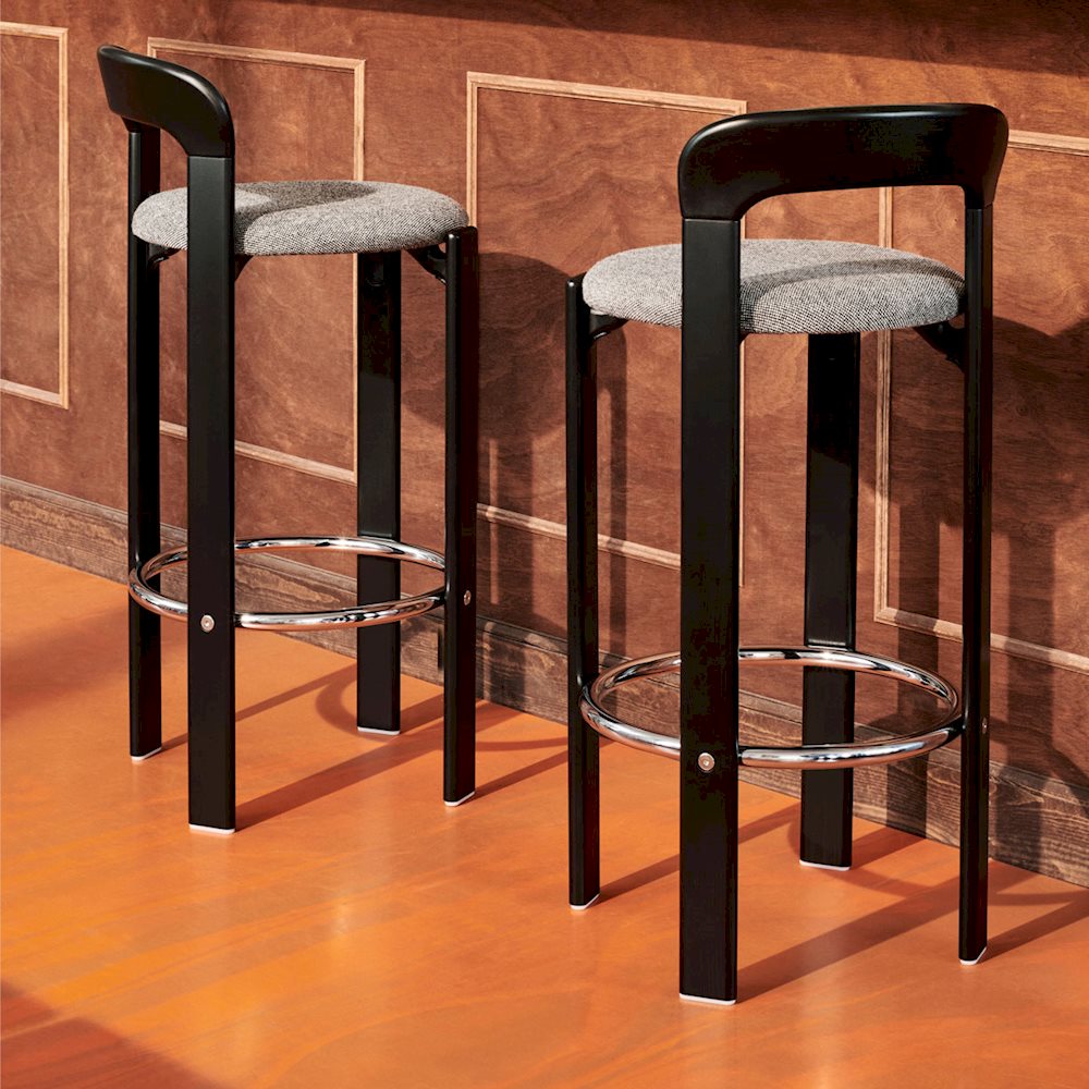 Tabouret de bar Rey assise rembourrée par Bruno Rey - Hay-vue d&