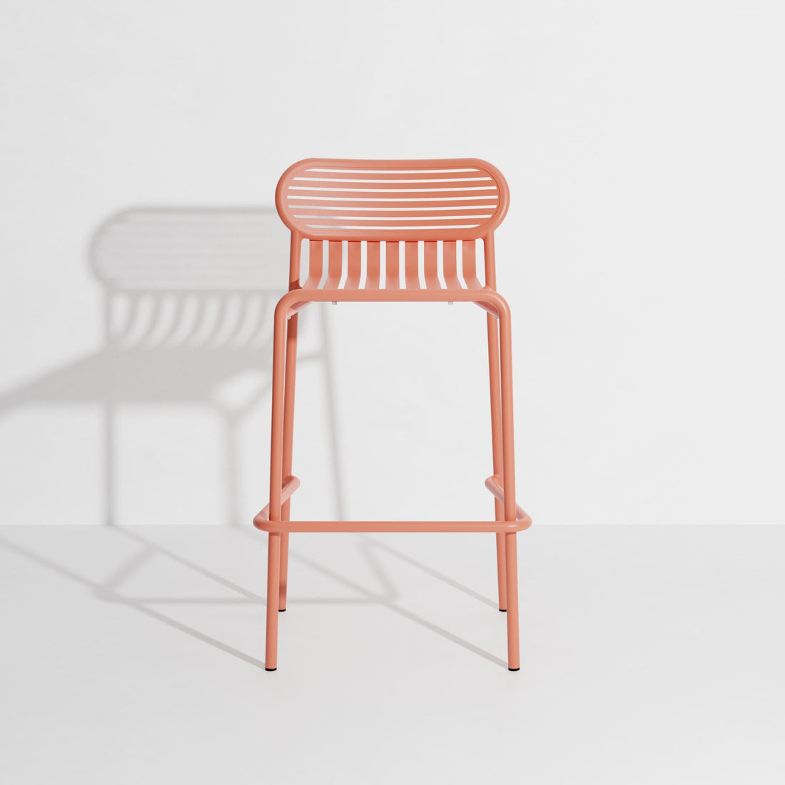 Tabouret de bar Week-End de Studio Brichet-Ziegler - Petite Friture-Corail-The Woods Gallery