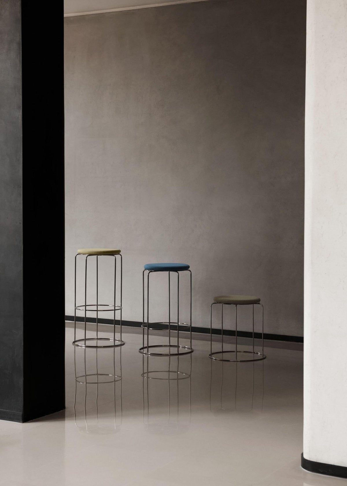 Tabouret de bar Wire VP16 de Verner Panton - &amp;Tradition-The Woods Gallery