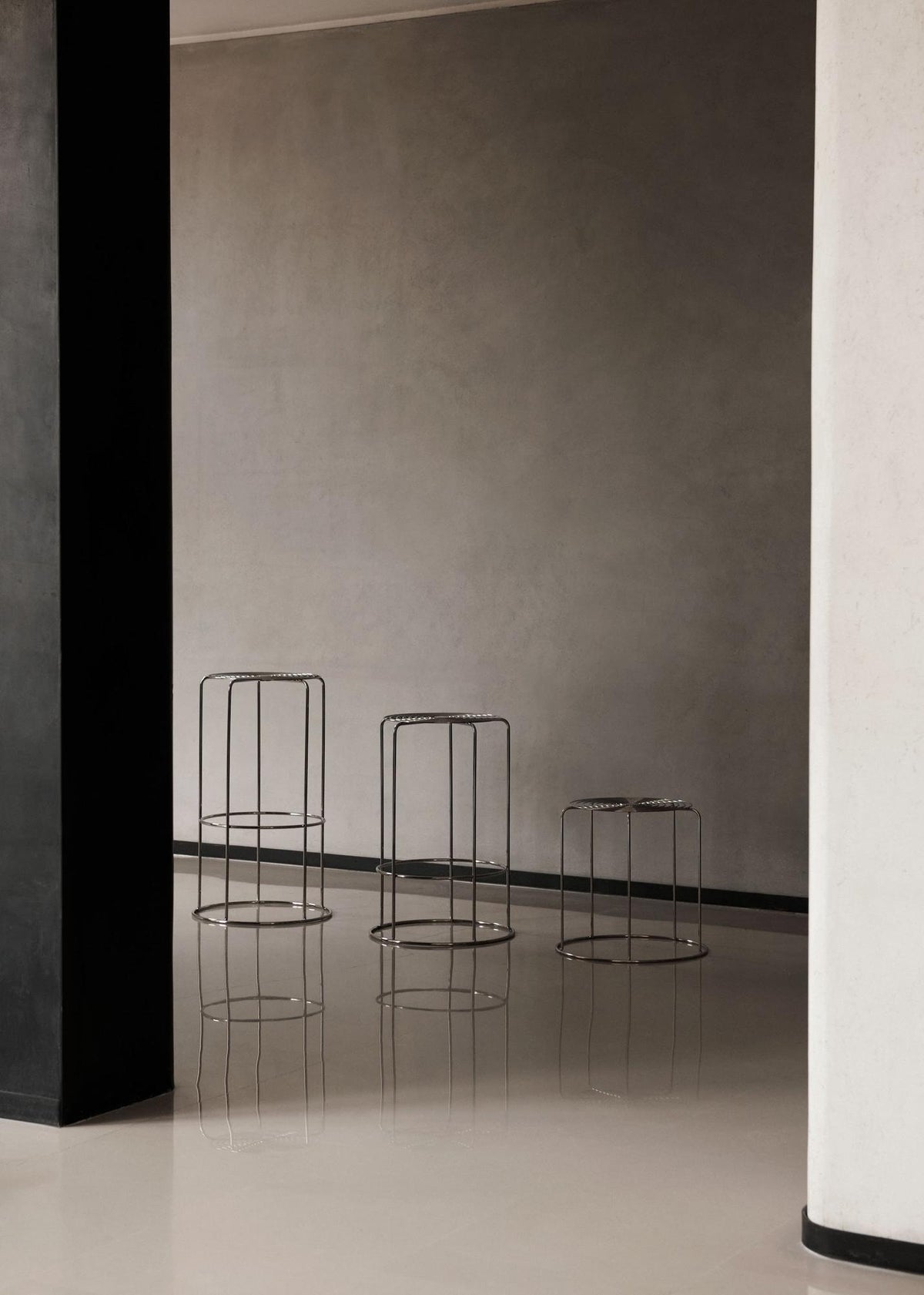 Tabouret de comptoir Wire VP15 de Verner Panton - &amp;Tradition-The Woods Gallery