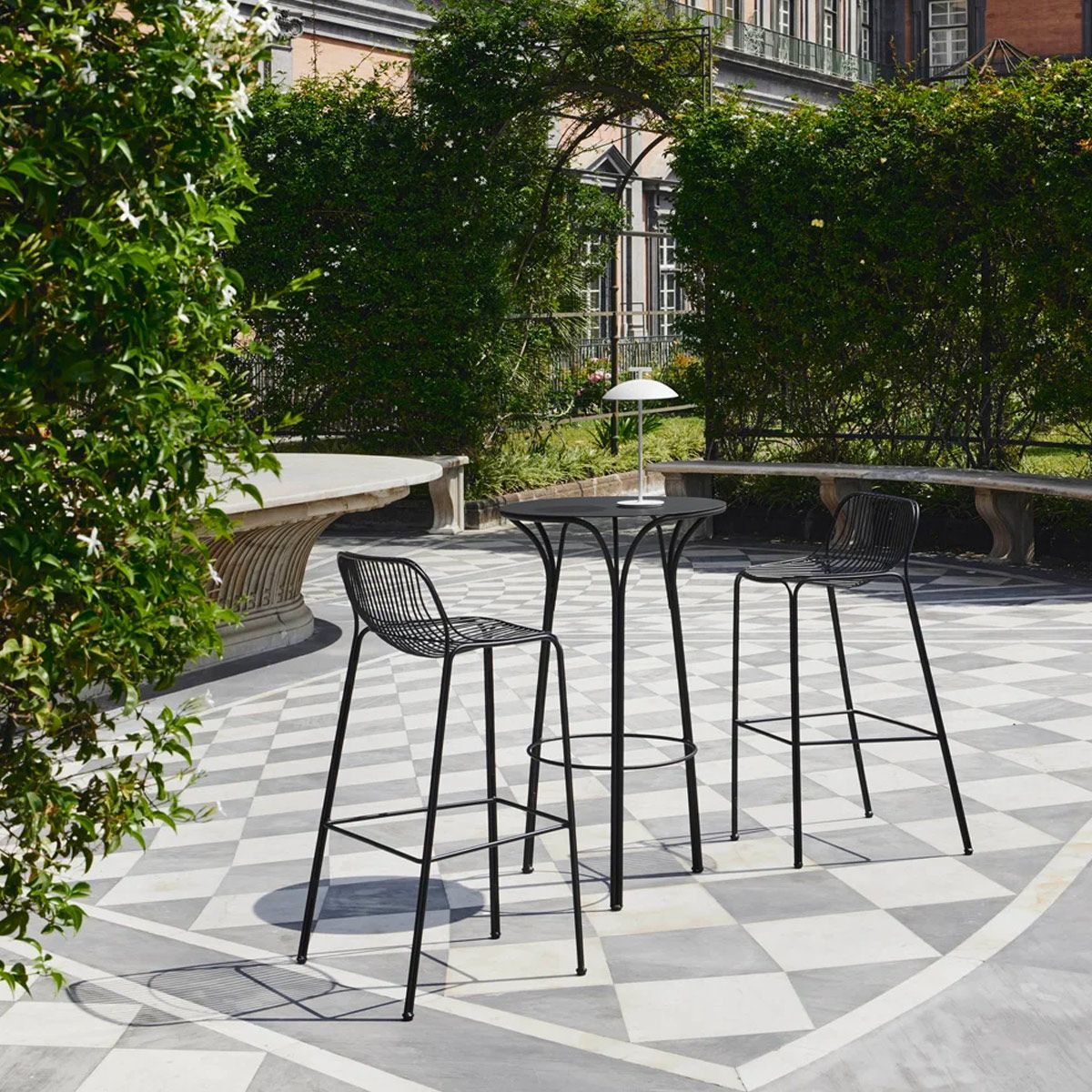 Tabouret haut Hiray de Ludovica et Roberto Palomba - Kartell-Vert-The Woods Gallery