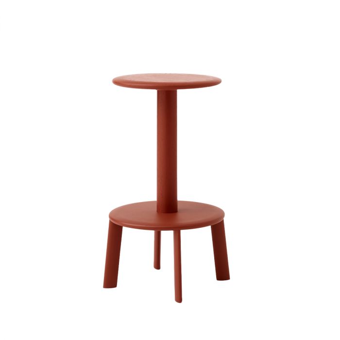 Tabouret massif AV39-AV40 par Anderssen & Voll - &Tradition-Rouge-The Woods Gallery