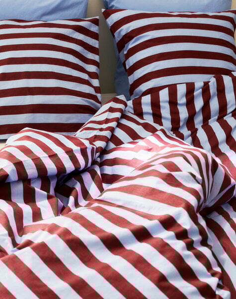 Taie d'oreiller Été - Hay-Bleu foncé-The Woods Gallery