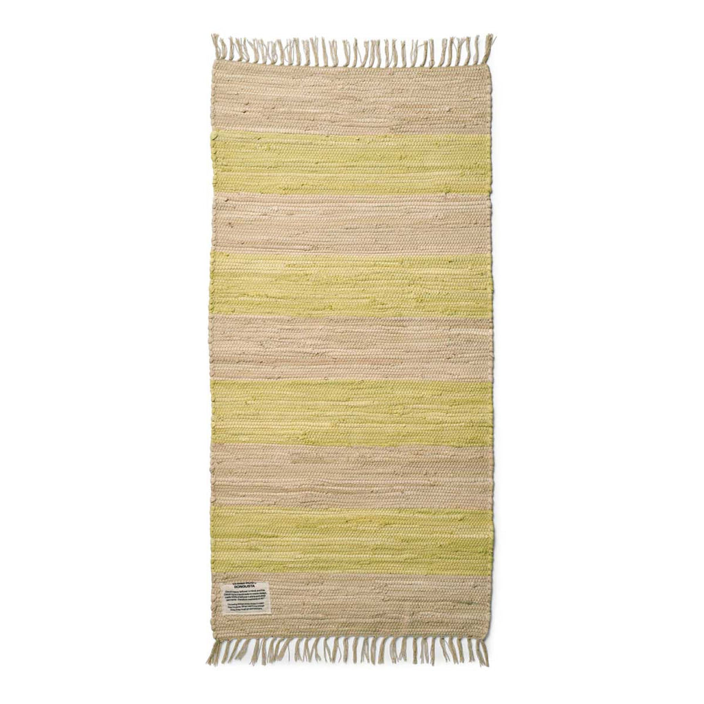 Tapis Chindi Rug - Bongusta-60 x 90-Bordeau - Pêche-The Woods Gallery