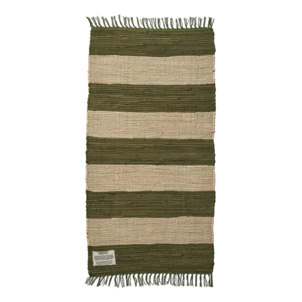 Tapis Chindi Rug - Bongusta-60 x 90-Lilas - Doré-The Woods Gallery