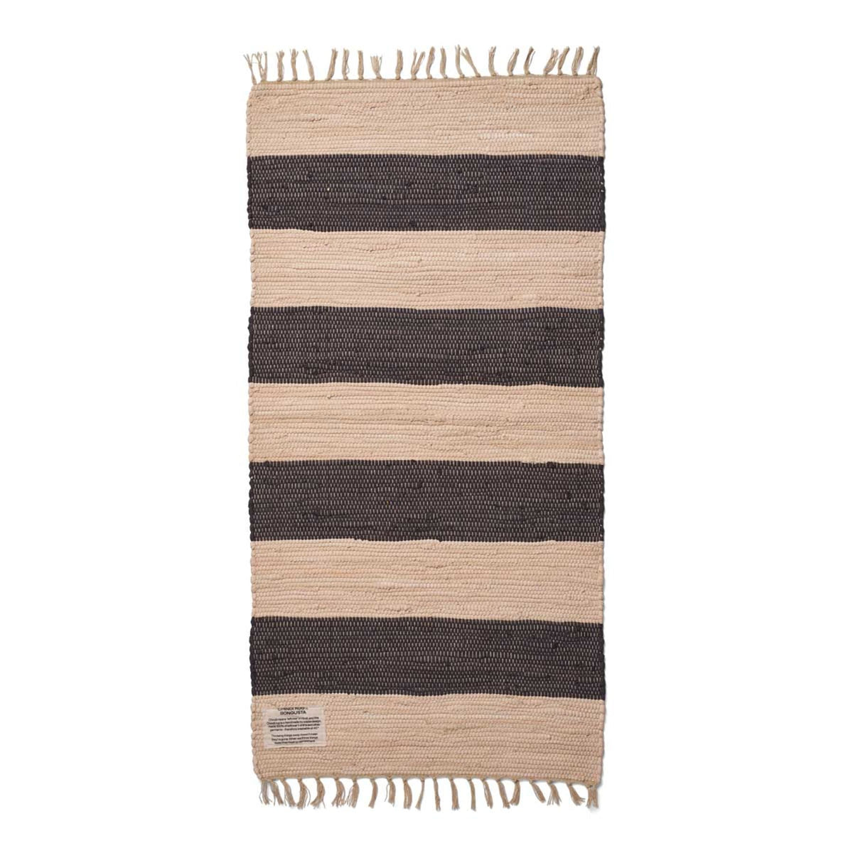 Tapis Chindi Rug - Bongusta-60 x 90-Lilas - Doré-The Woods Gallery