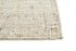 Tapis Crayon Rug - Hay-posé à plat sur fond blanc, coin relevé-The Woods Gallery
