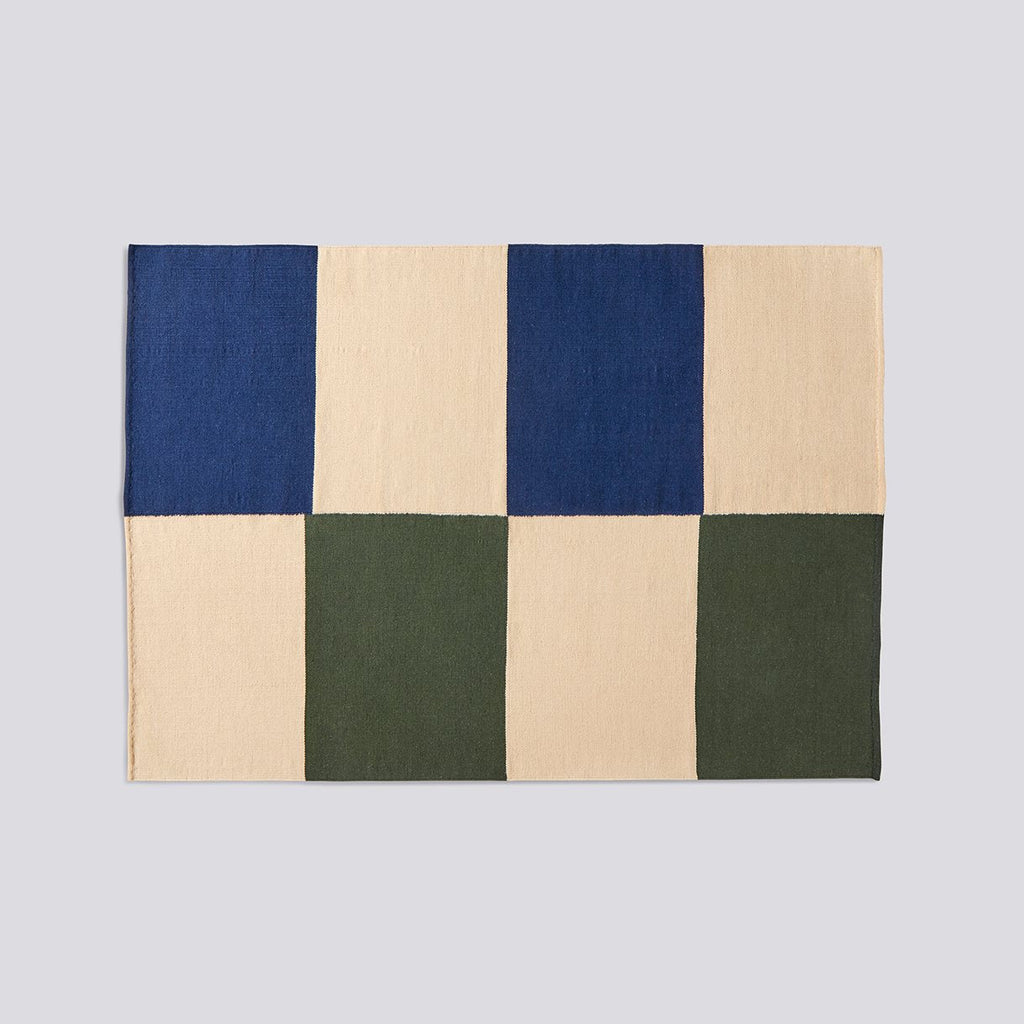 Tapis Ethan Cook Flat Works 170 x 240 cm - Hay-Blanc - Bleu - Vert-The Woods Gallery