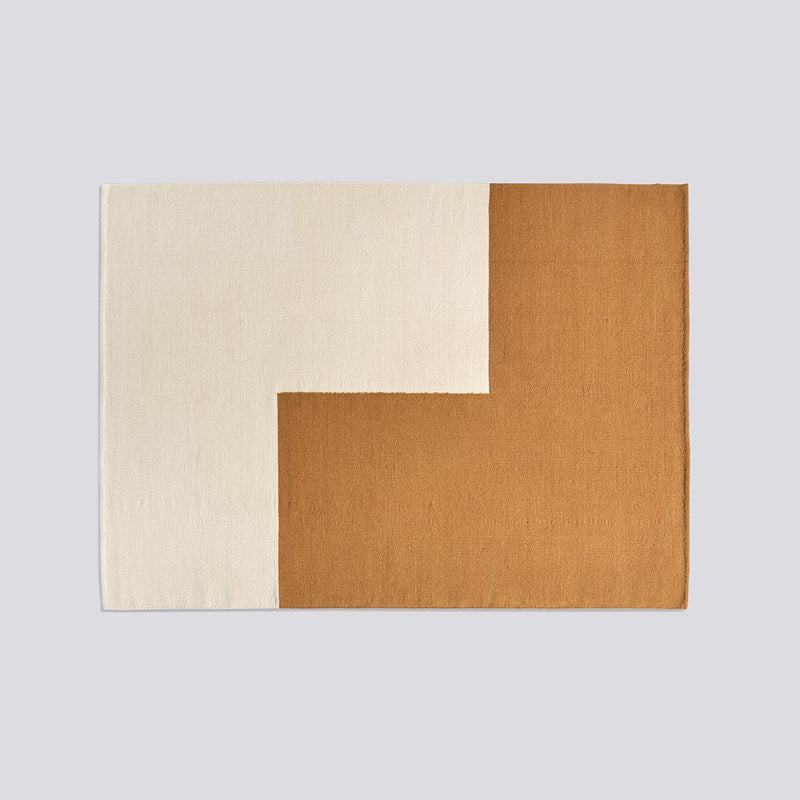 Tapis Ethan Cook Flat Works 170 x 240 cm - Hay-Blanc - Bleu - Vert-The Woods Gallery