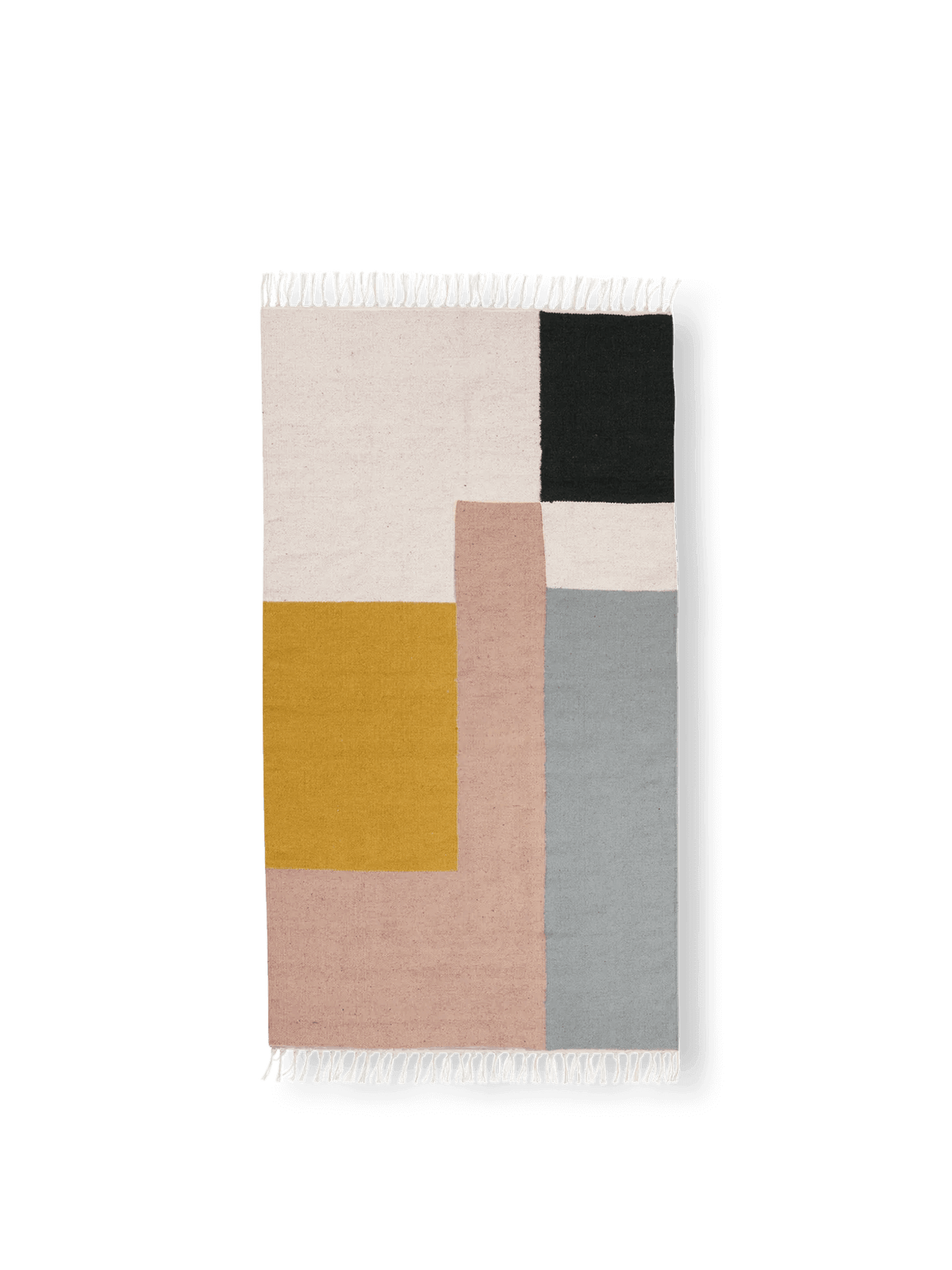 Tapis Kelim Squares - Ferm Living-140 x 200 cm-The Woods Gallery