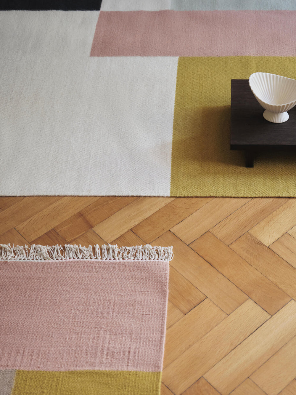 Tapis Kelim Squares - Ferm Living-160 x 250 cm-The Woods Gallery