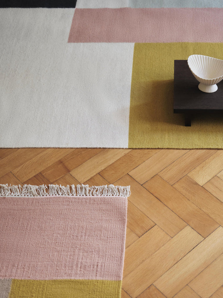 Tapis Kelim Squares - Ferm Living-160 x 250 cm-The Woods Gallery