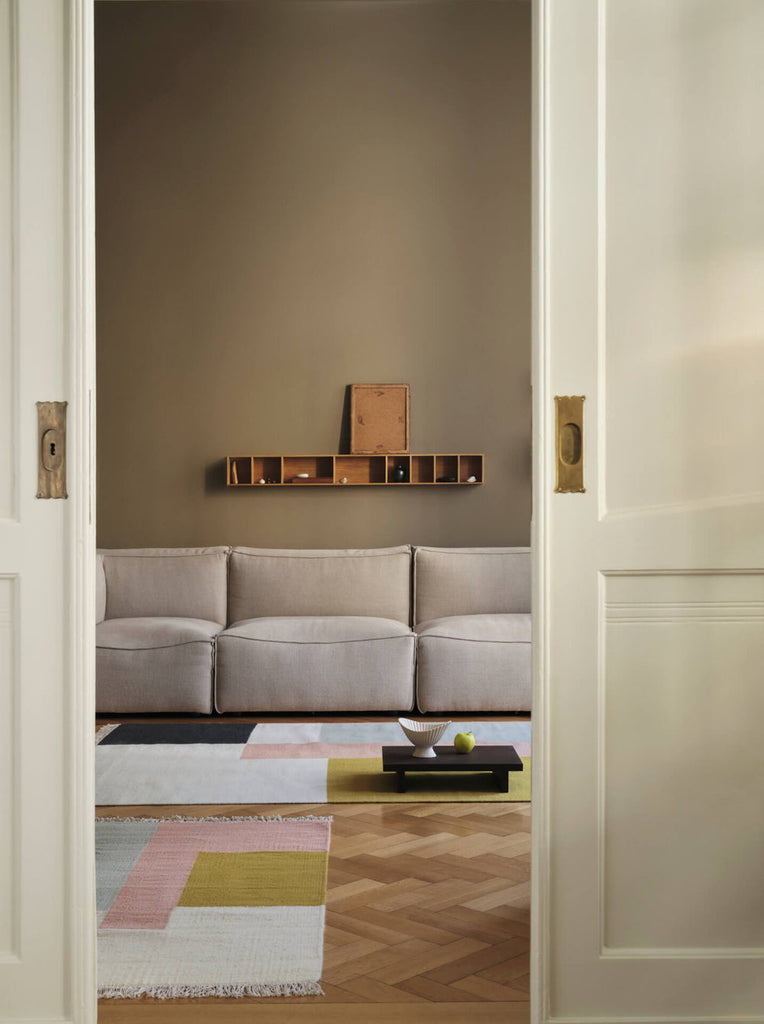 Tapis Kelim Squares - Ferm Living-160 x 250 cm-The Woods Gallery