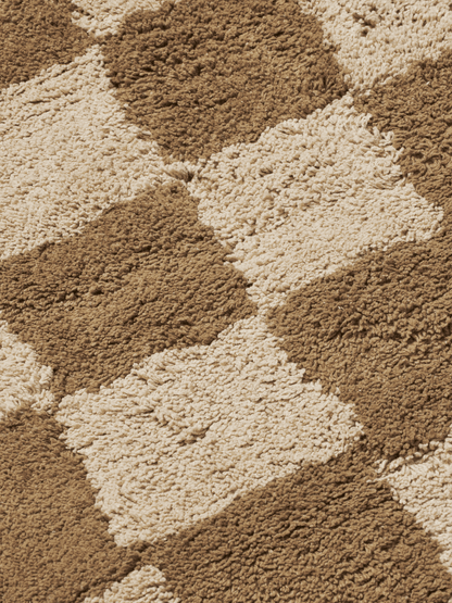 Tapis Lavable Mara - Ferm Living-Rouille-The Woods Gallery