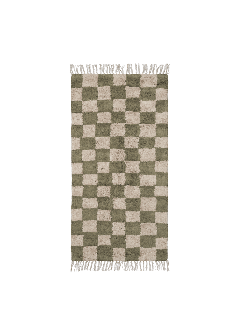 Tapis Lavable Mara - Ferm Living-Rouille-The Woods Gallery