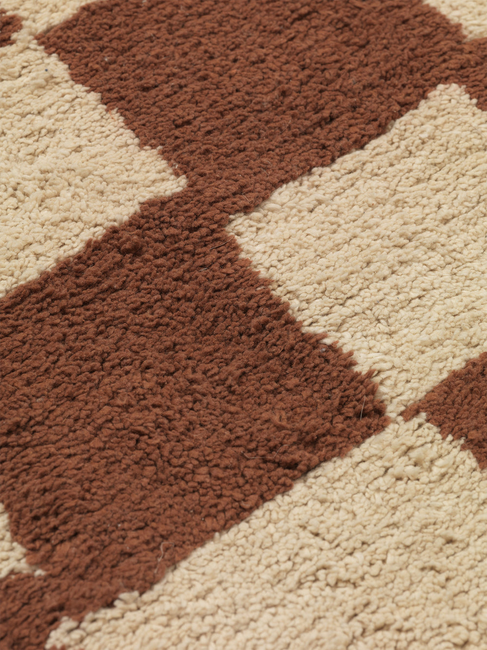 Tapis Lavable Mara - Ferm Living-Rouille-The Woods Gallery