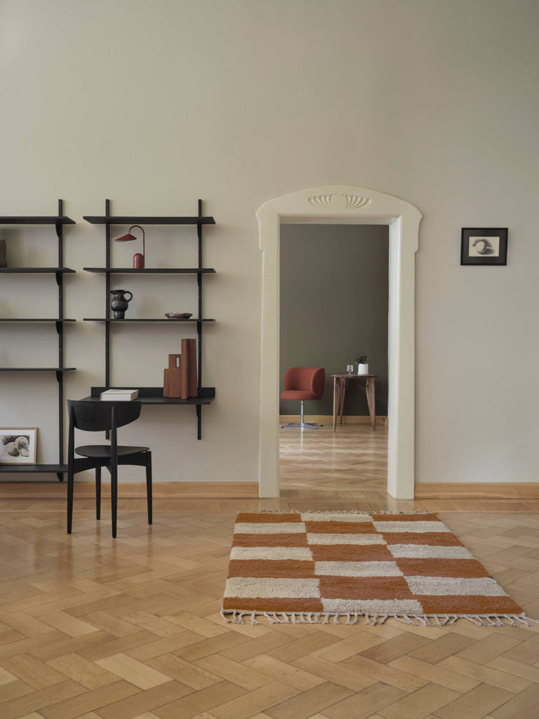 Tapis Mara - Ferm Living-Small-Bright Blue-The Woods Gallery