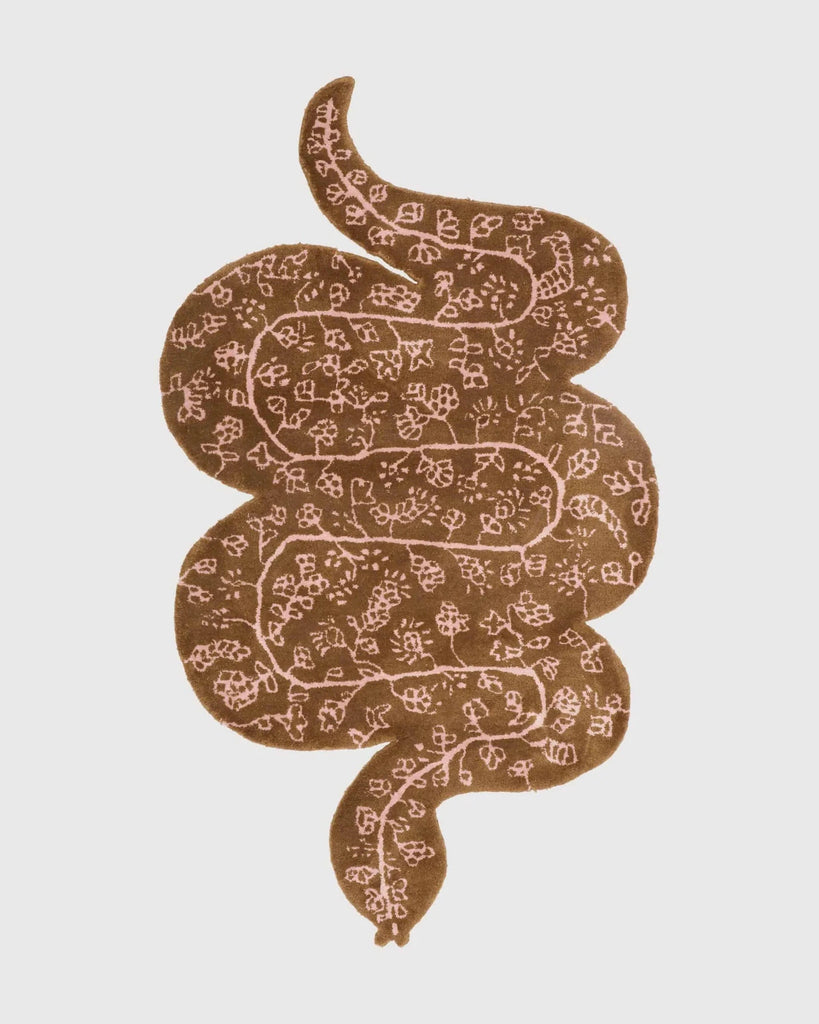 Tapis Serpent - Bongusta-Marron-The Woods Gallery