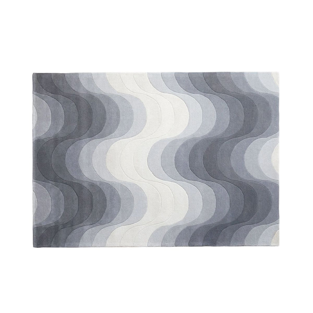 Tapis Wave 170x240 cm de Verner Panton - Verpan-Gris-The Woods Gallery