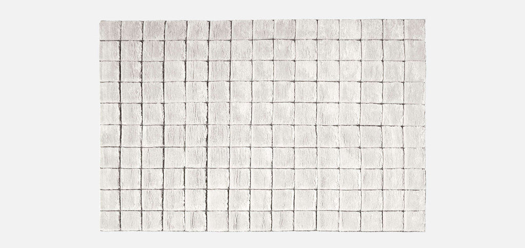 Tapis rectangulaire Sahara Grid 200x300cm - Cassina-Gris-The Woods Gallery