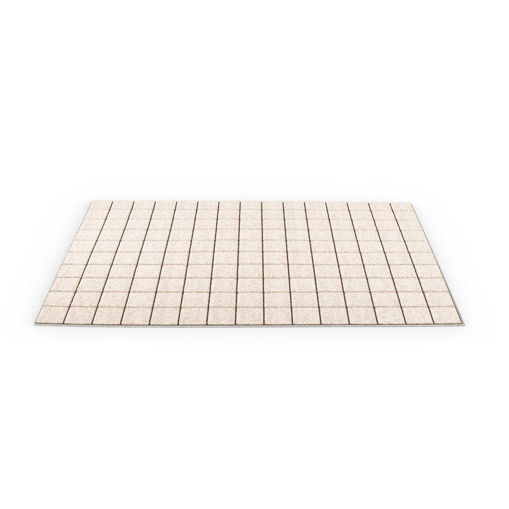 Tapis rectangulaire Sahara Grid 200x300cm - Cassina-Gris clair-The Woods Gallery