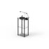 Transparent Turntable Stand - Transparent Speaker-Noir-The Woods Gallery
