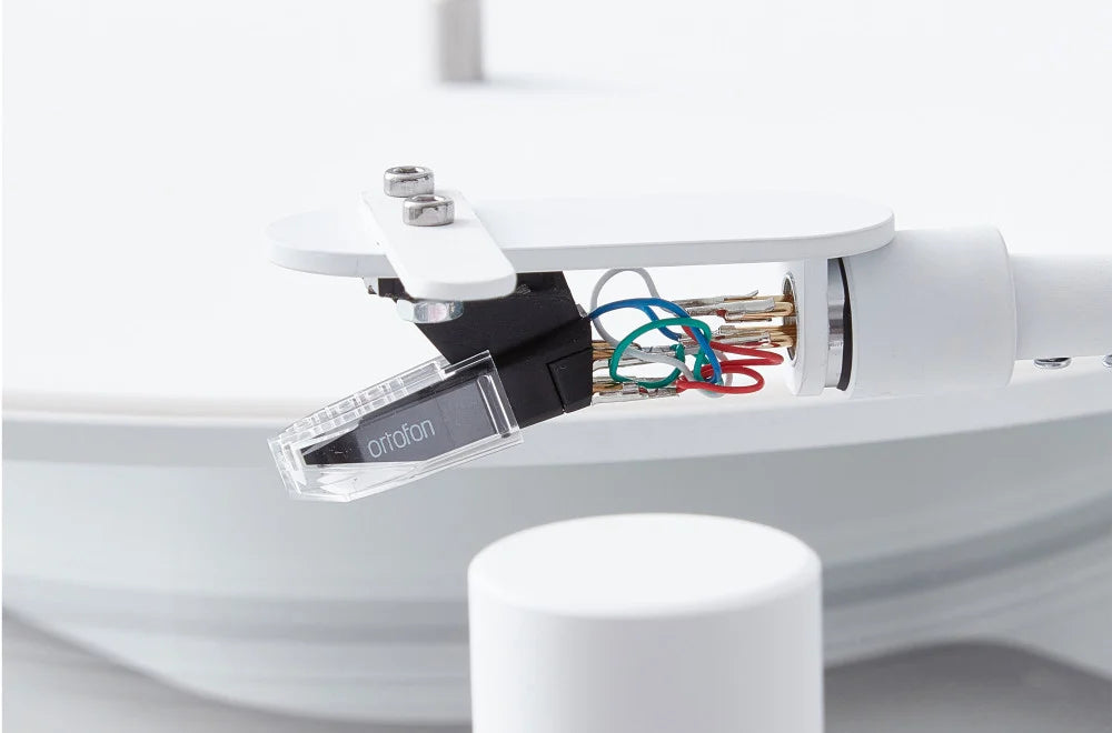 Transparent Turntable TT - Transparent Speaker-Blanc-The Woods Gallery