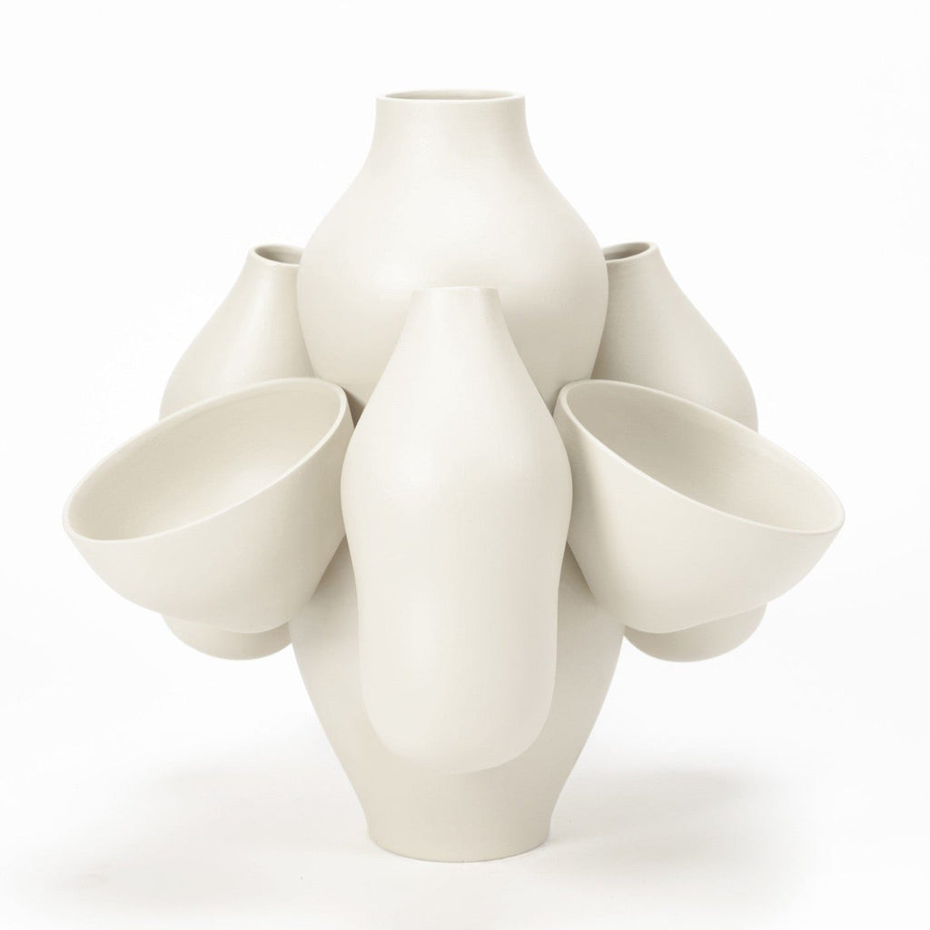 Vase Allpa de Jean-Baptiste Fastrez - Moustache-Blanc-The Woods Gallery