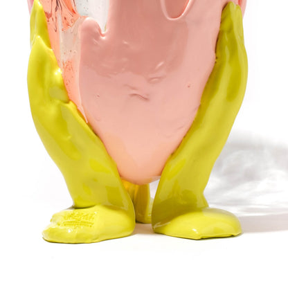 Vase Amazonia - Aqua, Ruby clair, Saumon, Fluoro Yellow de Gaetano Pesce - Fish Design-S-The Woods Gallery