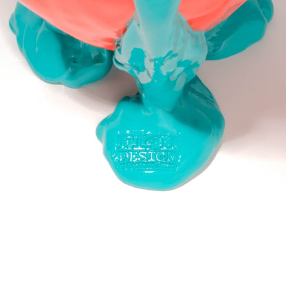 Vase Amazonia Blue, Orange, Silver, Turquoise par Gaetano Pesce - Fish Design-S-The Woods Gallery