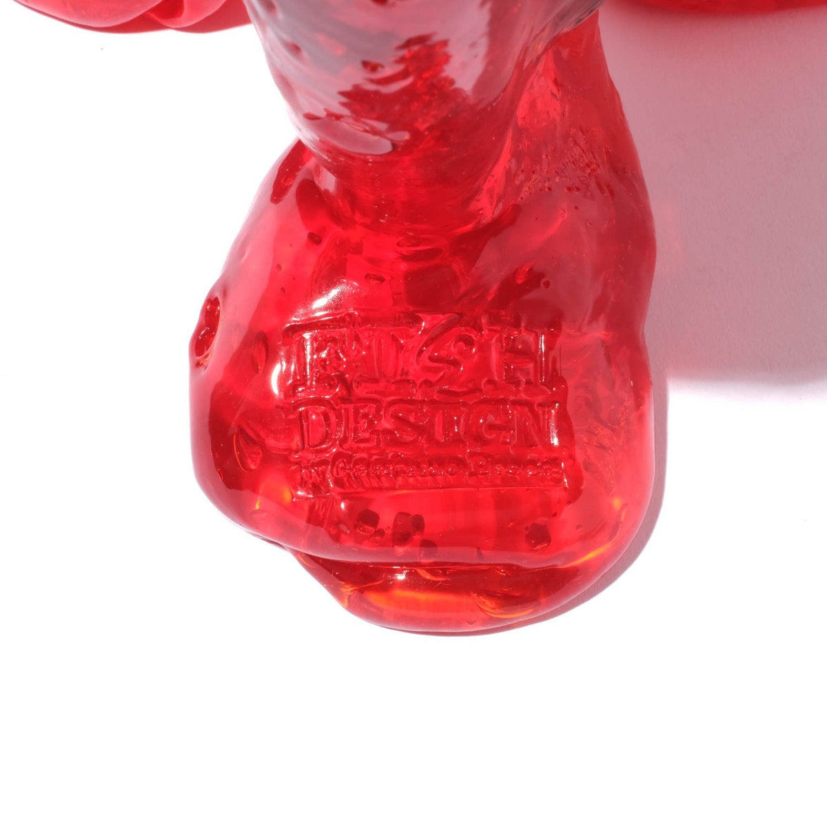 Vase Amazonia Clear Dark Ruby, Matt Salmon, Matt Red, Clear Orange par Gaetano Pesce- Fish Design-S-The Woods Gallery