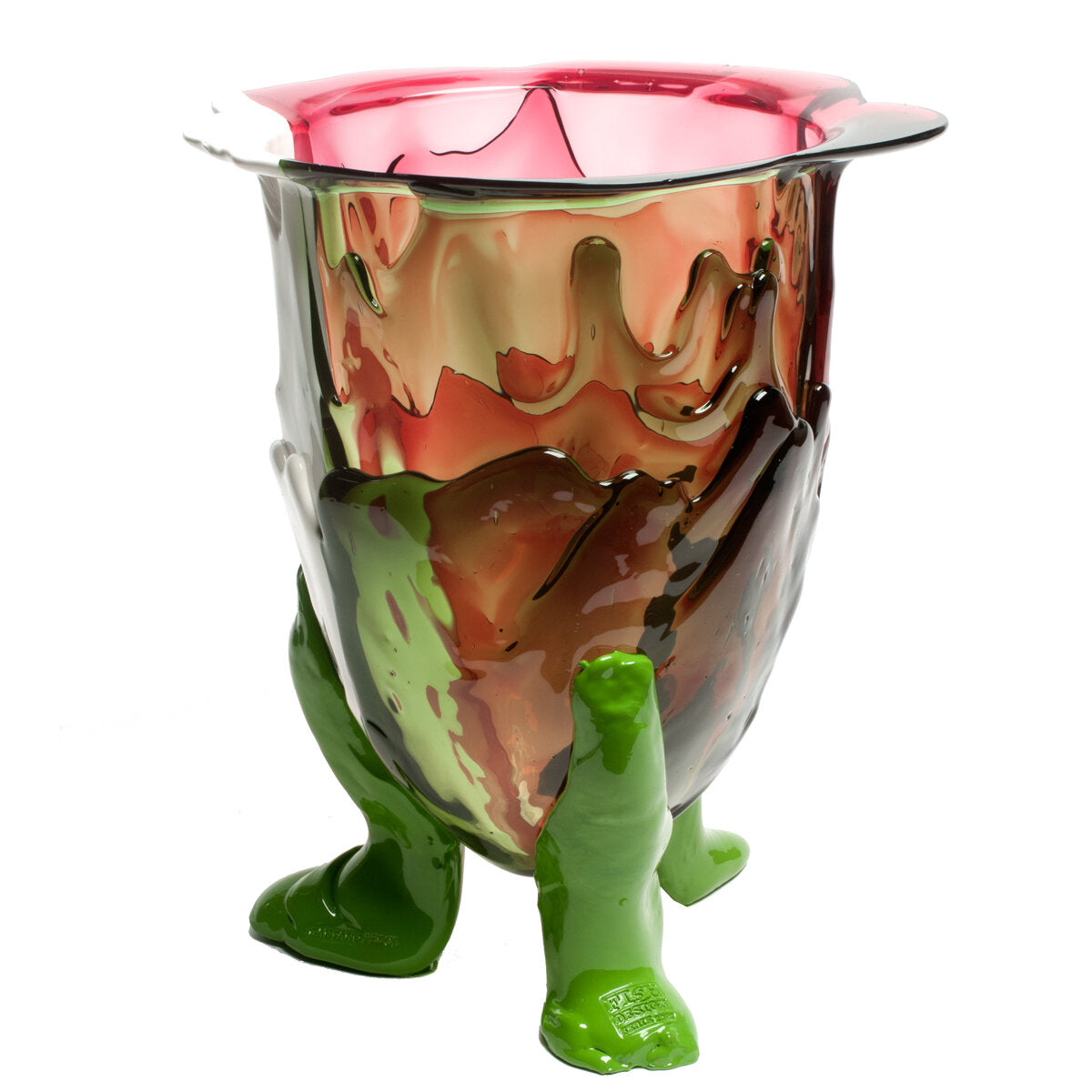 Vase Amazonia Green, Fuchsia, White, Lime par Gaetano Pesce - Fish Design-S-The Woods Gallery