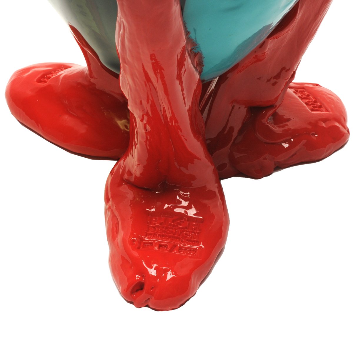 Vase Amazonia Green, Turquoise, Coral Red par Gaetano Pesce - Fish Design-S-The Woods Gallery