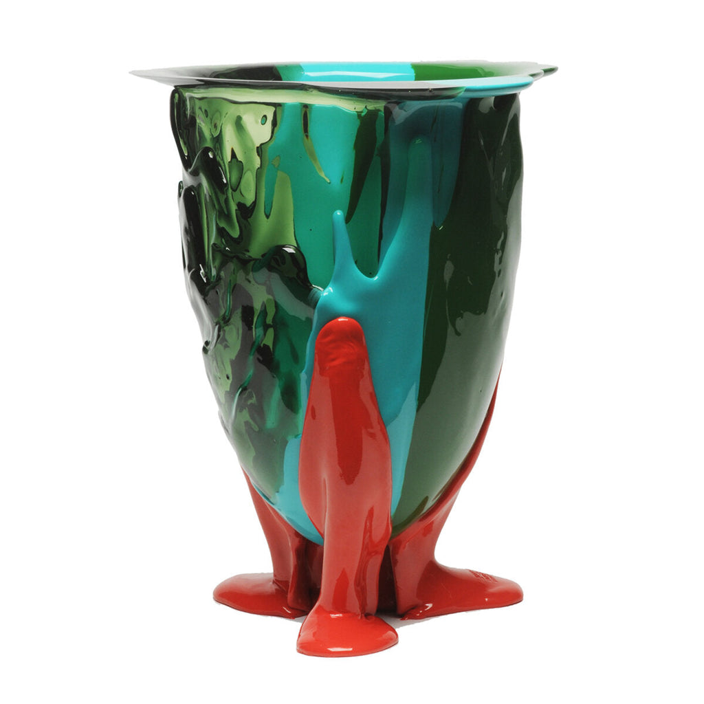 Vase Amazonia Green, Turquoise, Coral Red par Gaetano Pesce - Fish Design-S-The Woods Gallery