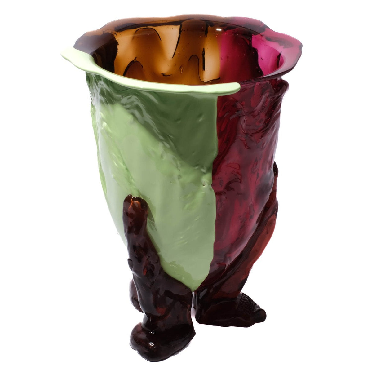 Vase Amazonia - Mint, Brown, Fuchsia, Pink par Gaetano Pesce - Fish Design-S-The Woods Gallery