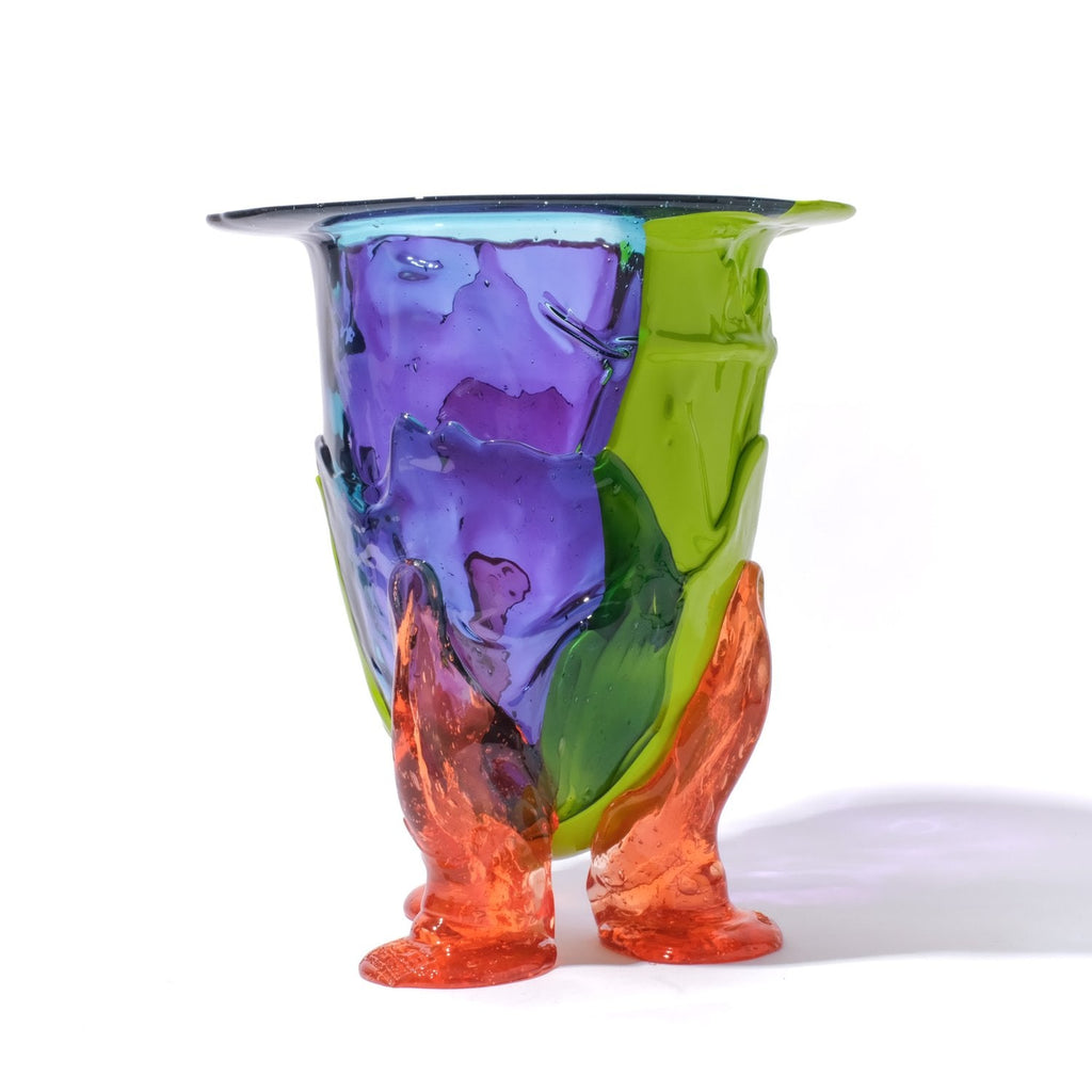 Vase Amazonia Purple, Lime, Aqua, Light Ruby par Gaetano Pesce - Fish Design-S-The Woods Gallery