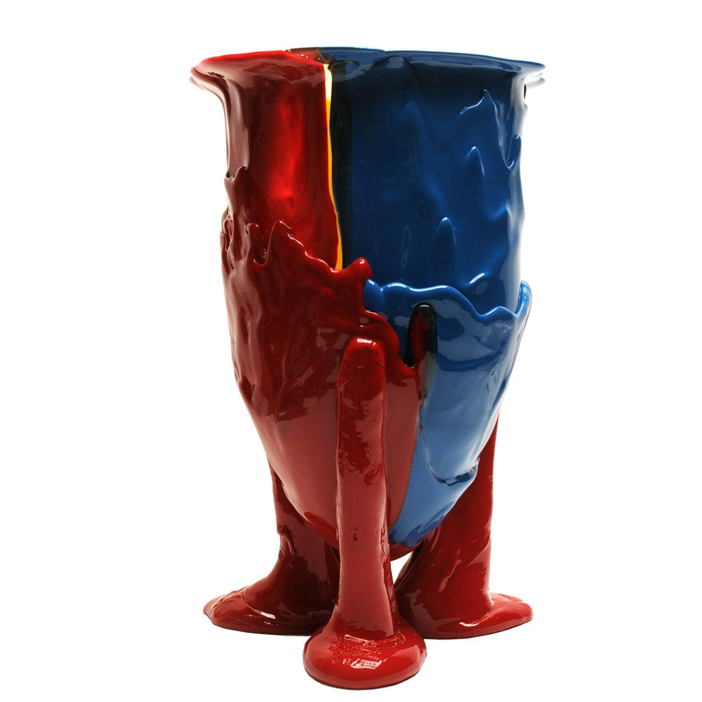 Vase Amazonia Red, Cobalt Blue, Yellow par Gaetano Pesce- Fish Design-S-The Woods Gallery
