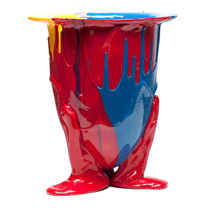 Vase Amazonia Red, Cobalt Blue, Yellow par Gaetano Pesce- Fish Design-S-The Woods Gallery