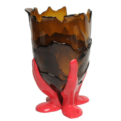 Vase Clear - Clear Brown, Fuchsia par Gaetano Pesce - Fish Design-XL-The Woods Gallery