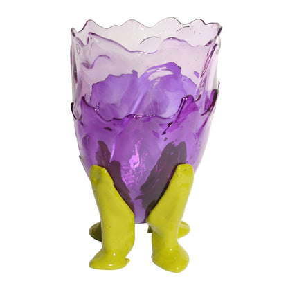 Vase Clear Extra Colour - Clear Lilac, Clear Purple And Matt Dust Green par Gaetano Pesce - Fish Design-S-The Woods Gallery