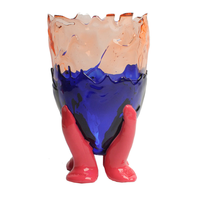 Vase Clear Extra Colour - Clear Pink, Blue, Matt Fuchsia par Gaetano Pesce - Fish Design-S-The Woods Gallery