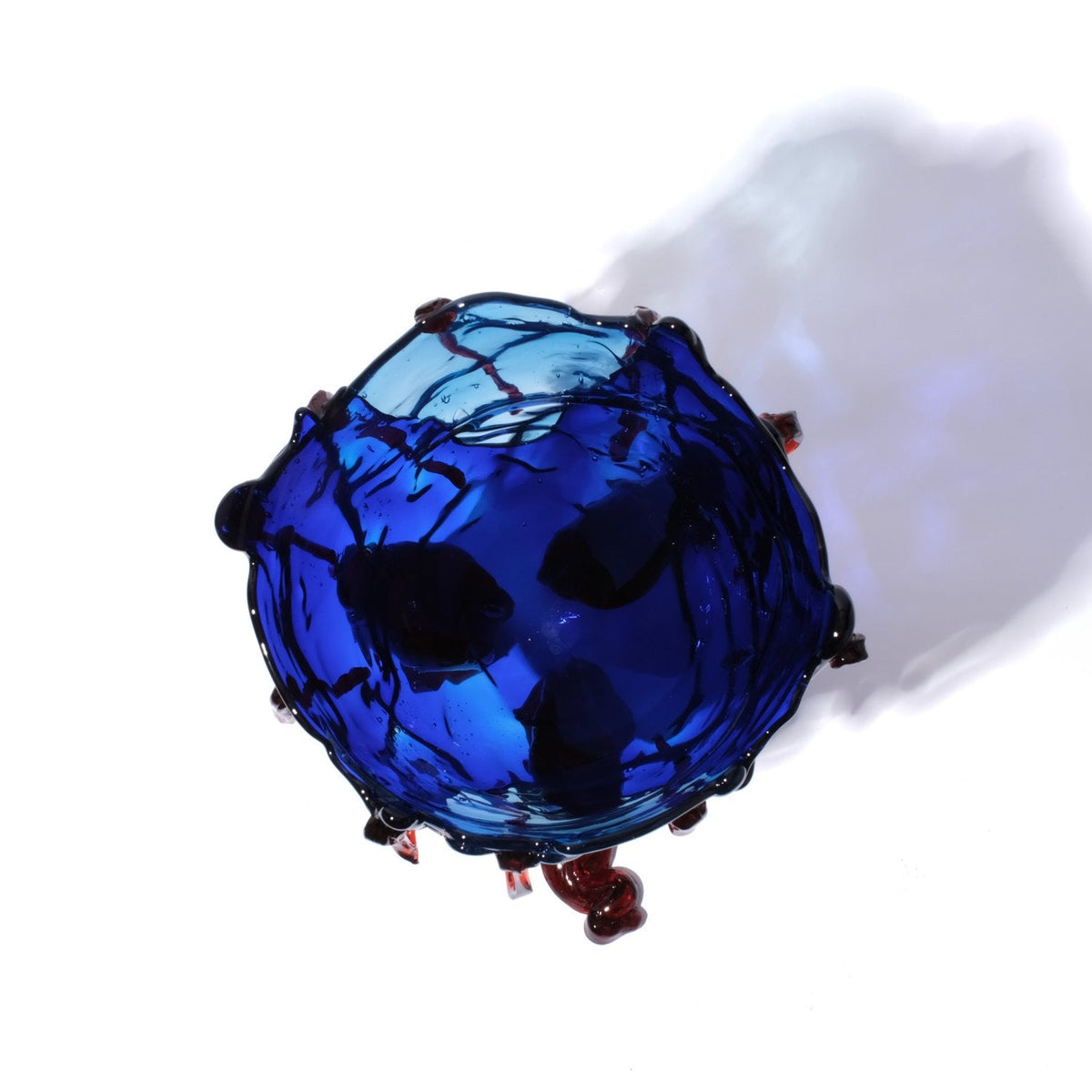 Vase Clear Special - Extra Colour - Clear Blue, Blue, Dark Ruby par Gaetano Pesce - Fish Design-S-The Woods Gallery